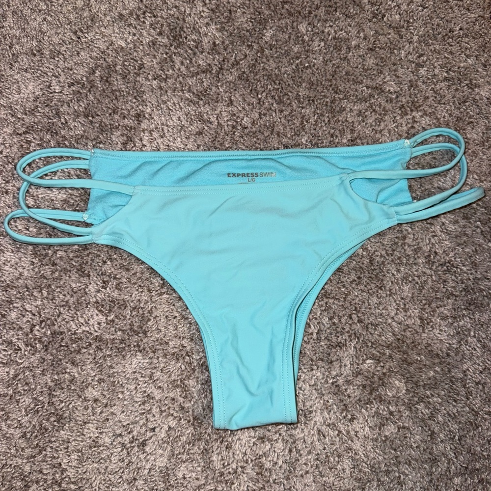 Express Women's Aqua Bikini Bottom
